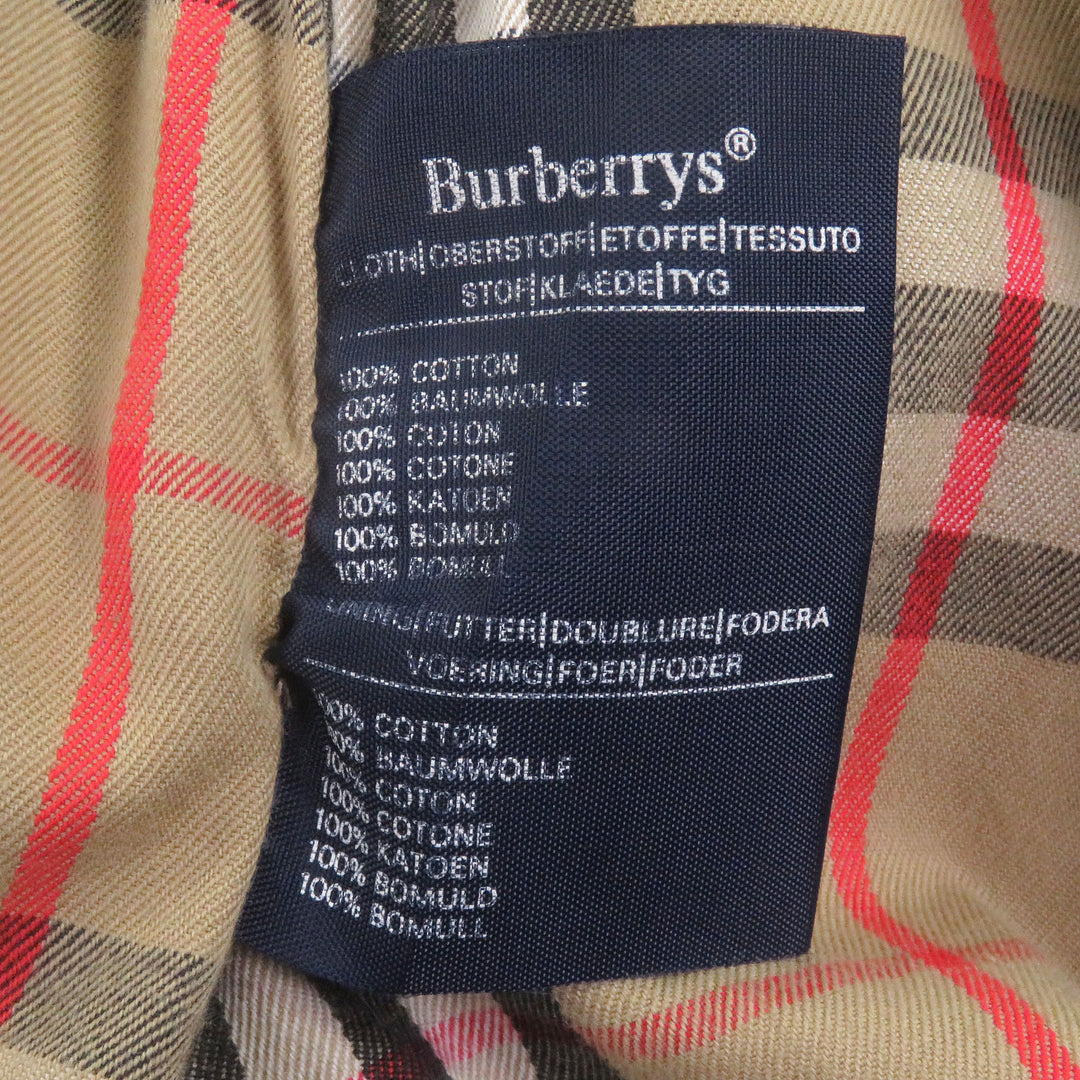 非常好的 Burberry 1984 年款 Nova 格纹单袖系带风衣