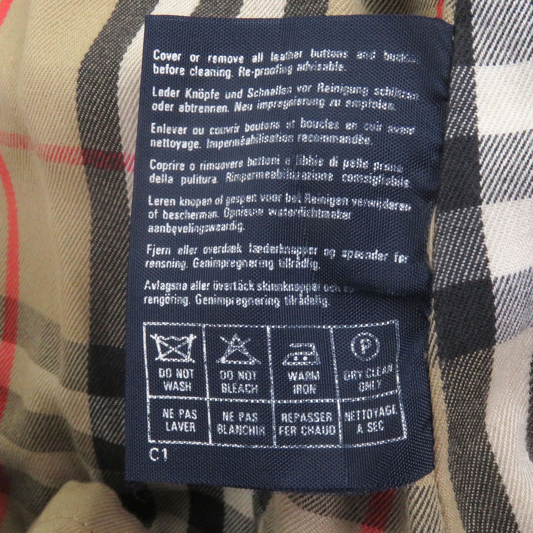非常好的 Burberry 1984 年款 Nova 格纹单袖系带风衣