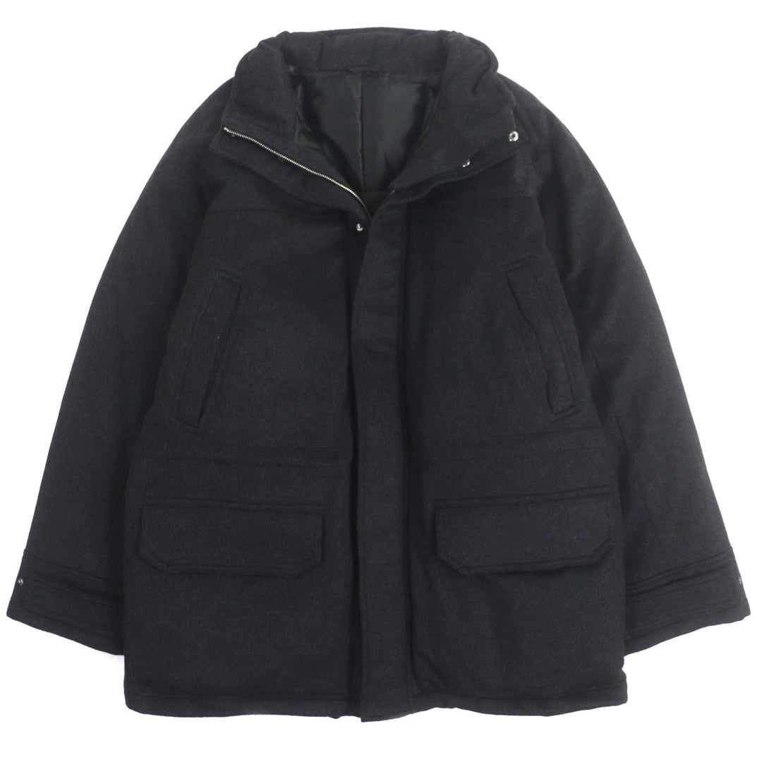 非常好的 ALFRED DUNHILL 双拉链羽绒服，深灰色，男款 M 码