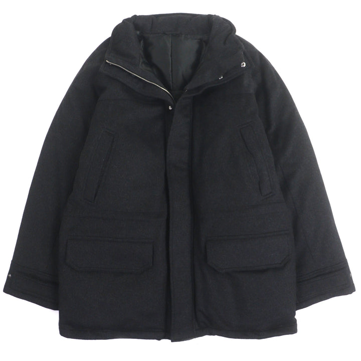 非常好的 ALFRED DUNHILL 双拉链羽绒服，深灰色，男款 M 码