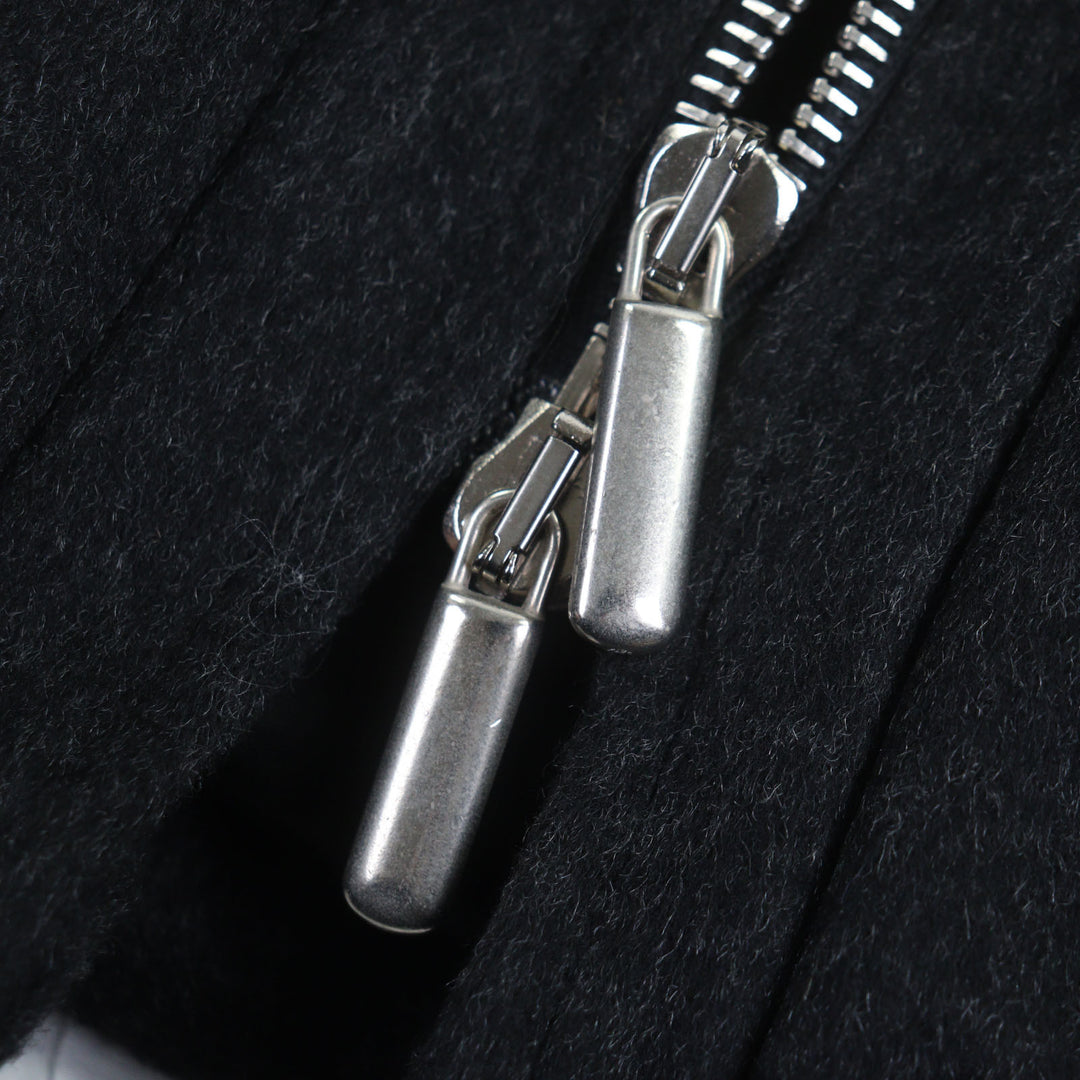 非常好的 ALFRED DUNHILL 双拉链羽绒服，深灰色，男款 M 码