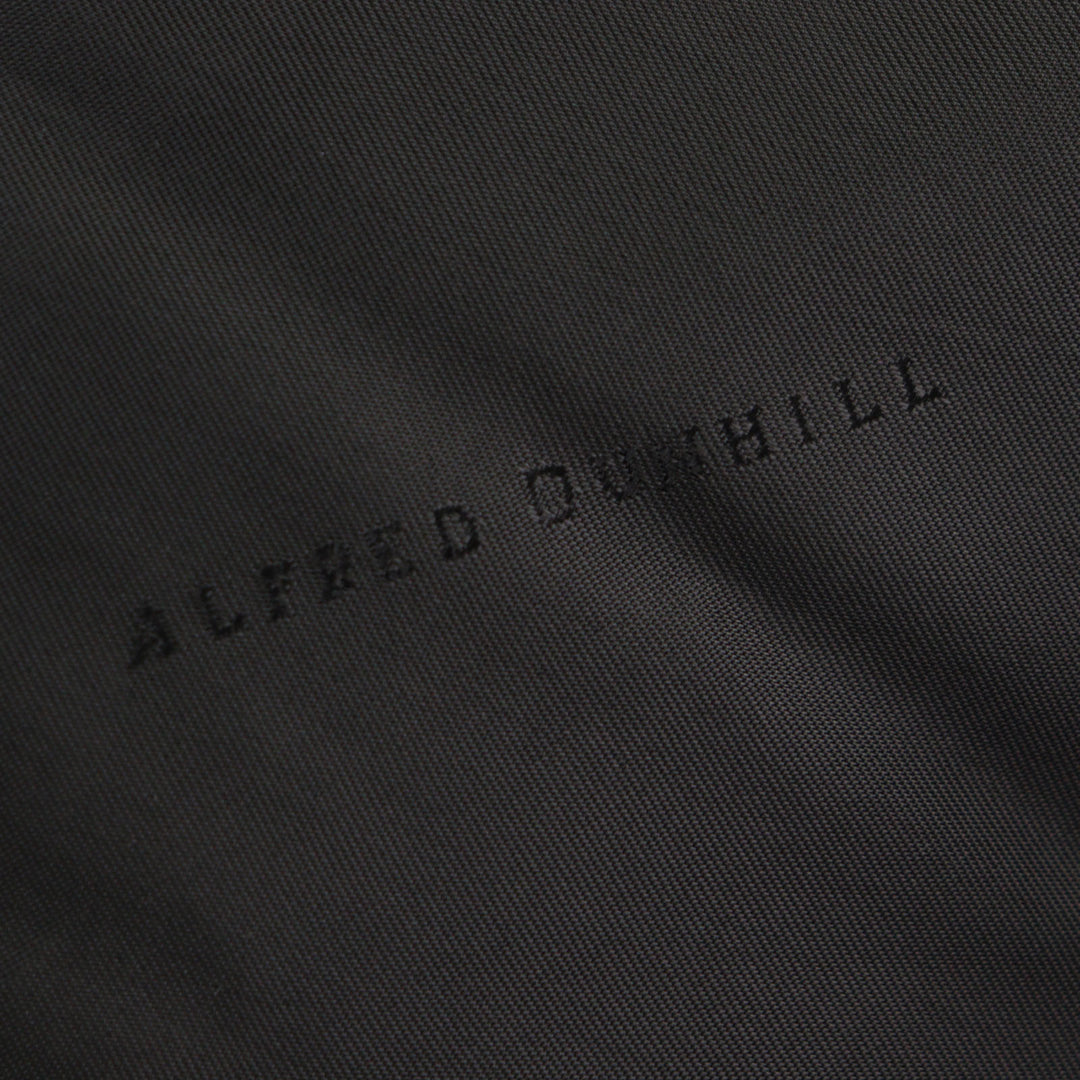 非常好的 ALFRED DUNHILL 双拉链羽绒服，深灰色，男款 M 码