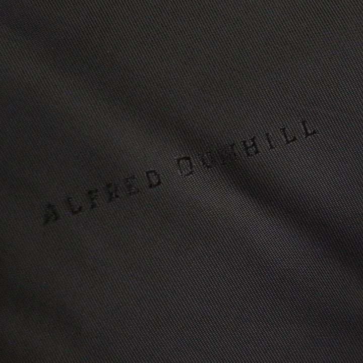 非常好的 ALFRED DUNHILL 双拉链羽绒服，深灰色，男款 M 码