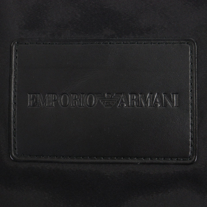 Excellent EMPORIO ARMANI Blouson black Lamb leather mens 44
