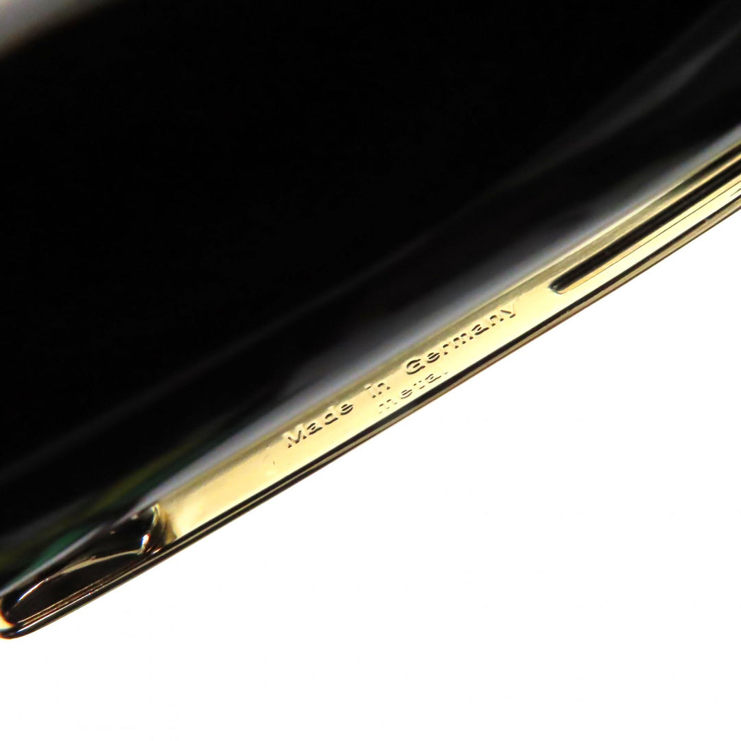 Great MONTBLANC fountain pen Meisterstück 149 white star Black gold 18K mens