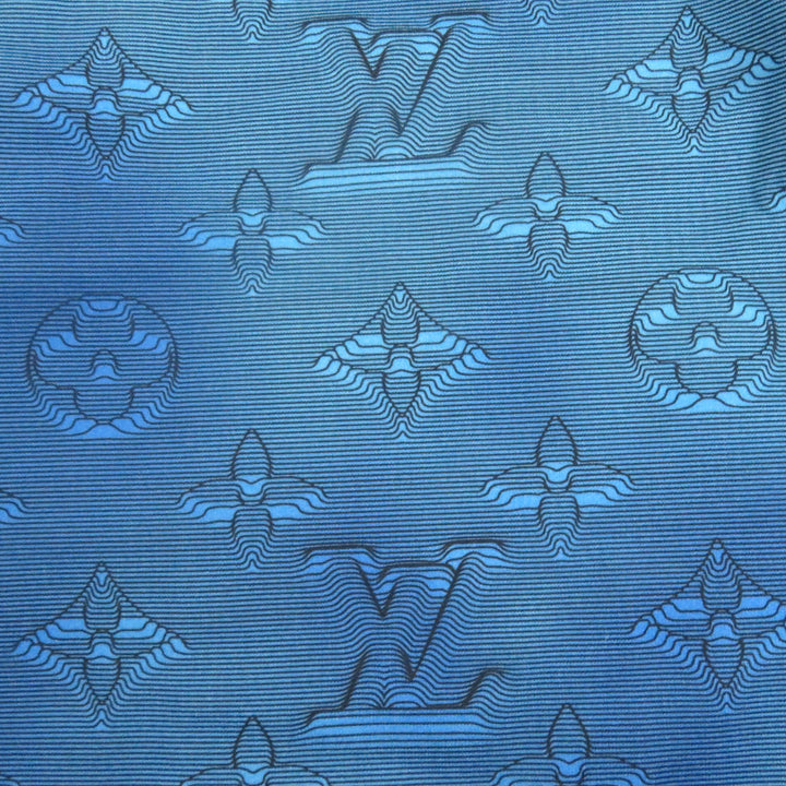 新品 LOUIS VUITTON パーカー 3Dモノグラム オールオーバープリント プルオーバー ライトブルー