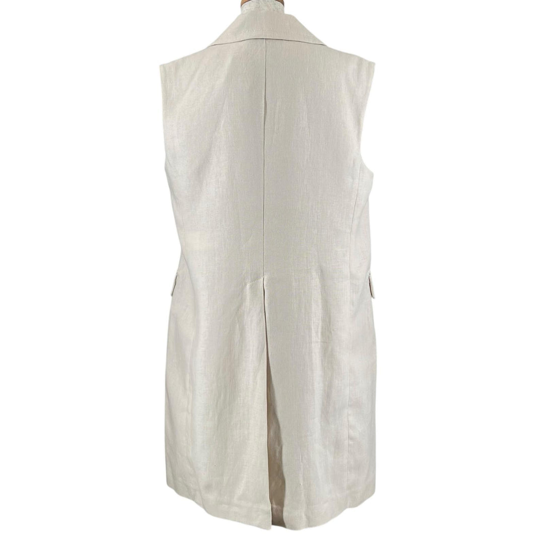 Pristine S MaxMara DESIGN FOR EASY LIVING Best Gillet linen 44 24191510136