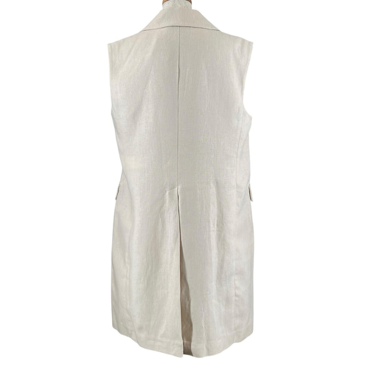 Pristine S MaxMara DESIGN FOR EASY LIVING Best Gillet linen 44 24191510136