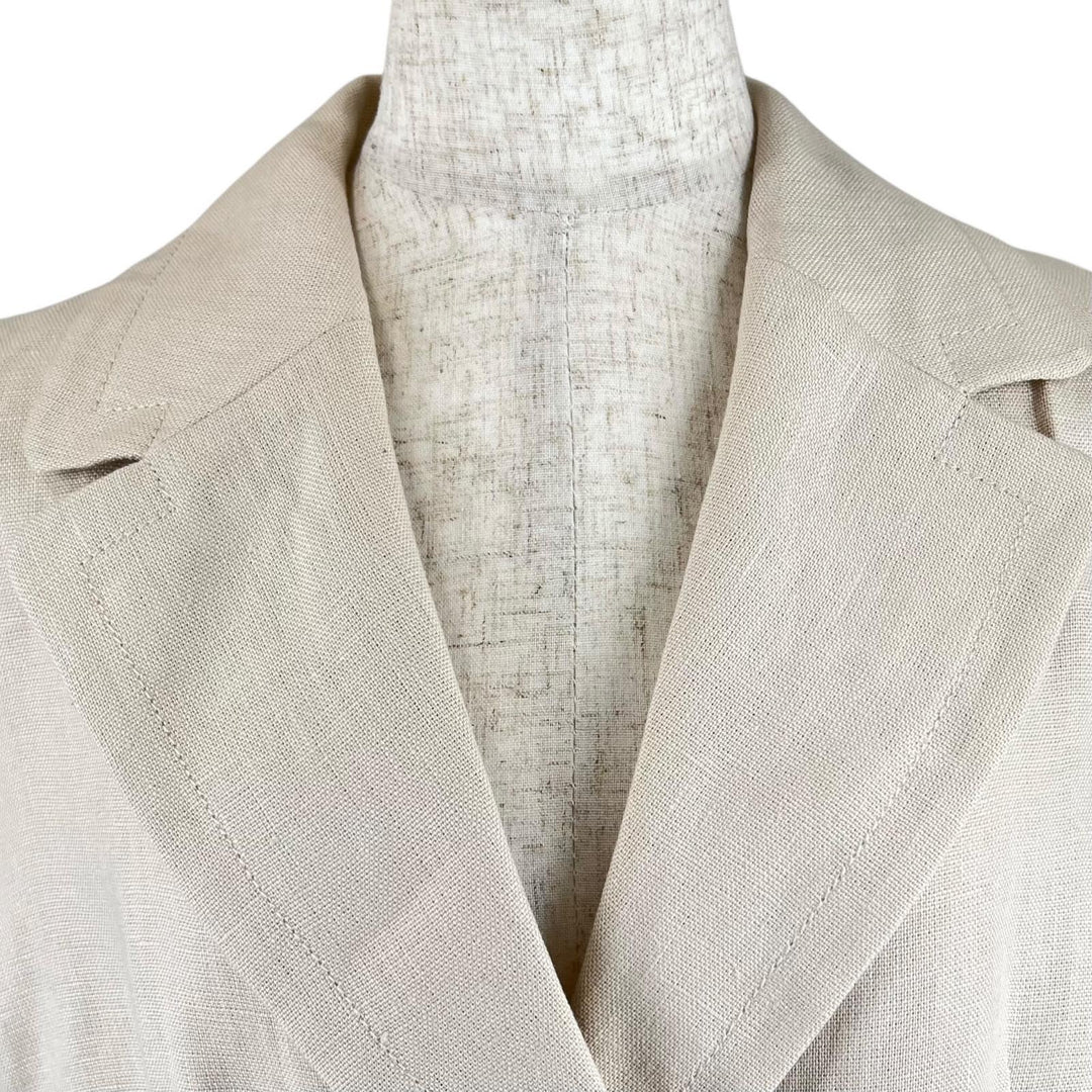 Pristine S MaxMara DESIGN FOR EASY LIVING Best Gillet linen 44 24191510136