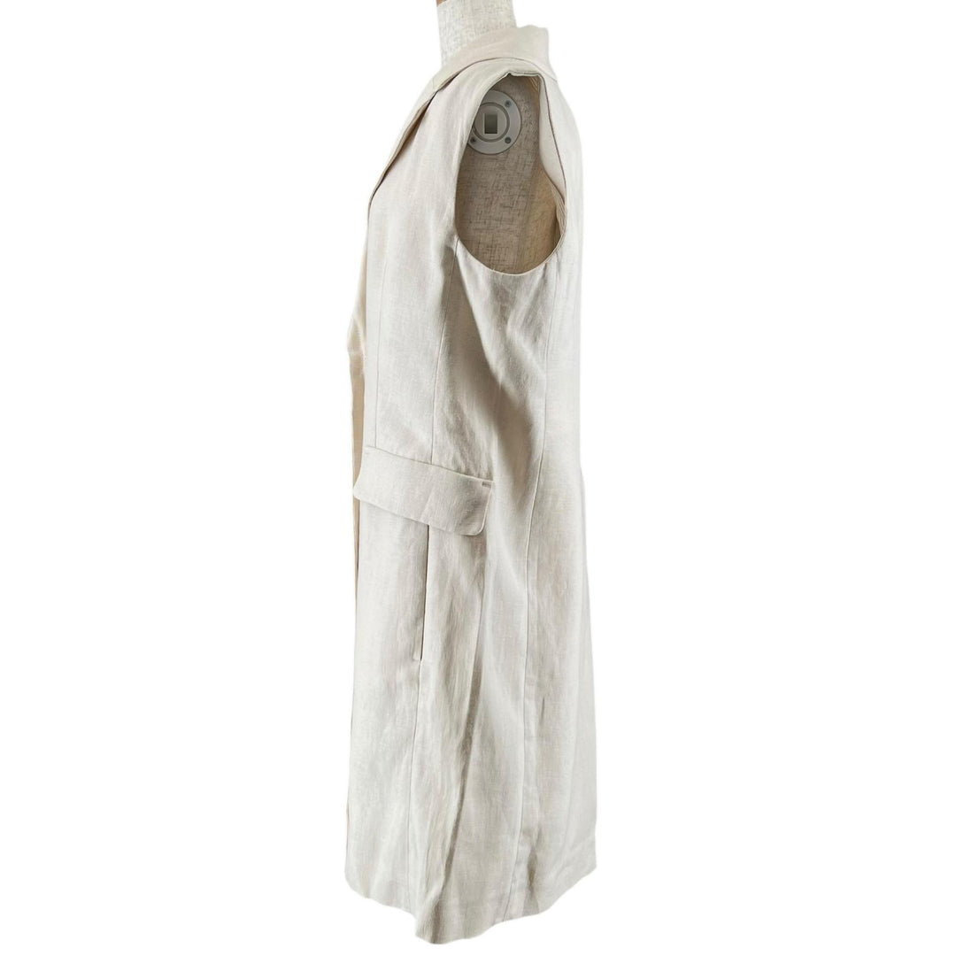 Pristine S MaxMara DESIGN FOR EASY LIVING Best Gillet linen 44 24191510136