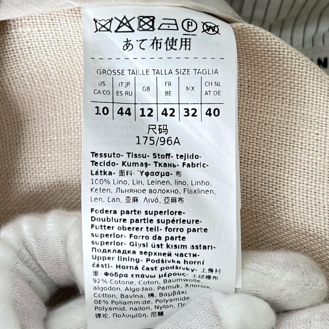Pristine S MaxMara DESIGN FOR EASY LIVING Best Gillet linen 44 24191510136