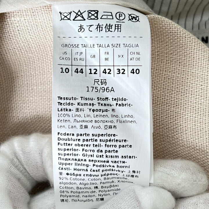 Pristine S MaxMara DESIGN FOR EASY LIVING Best Gillet linen 44 24191510136