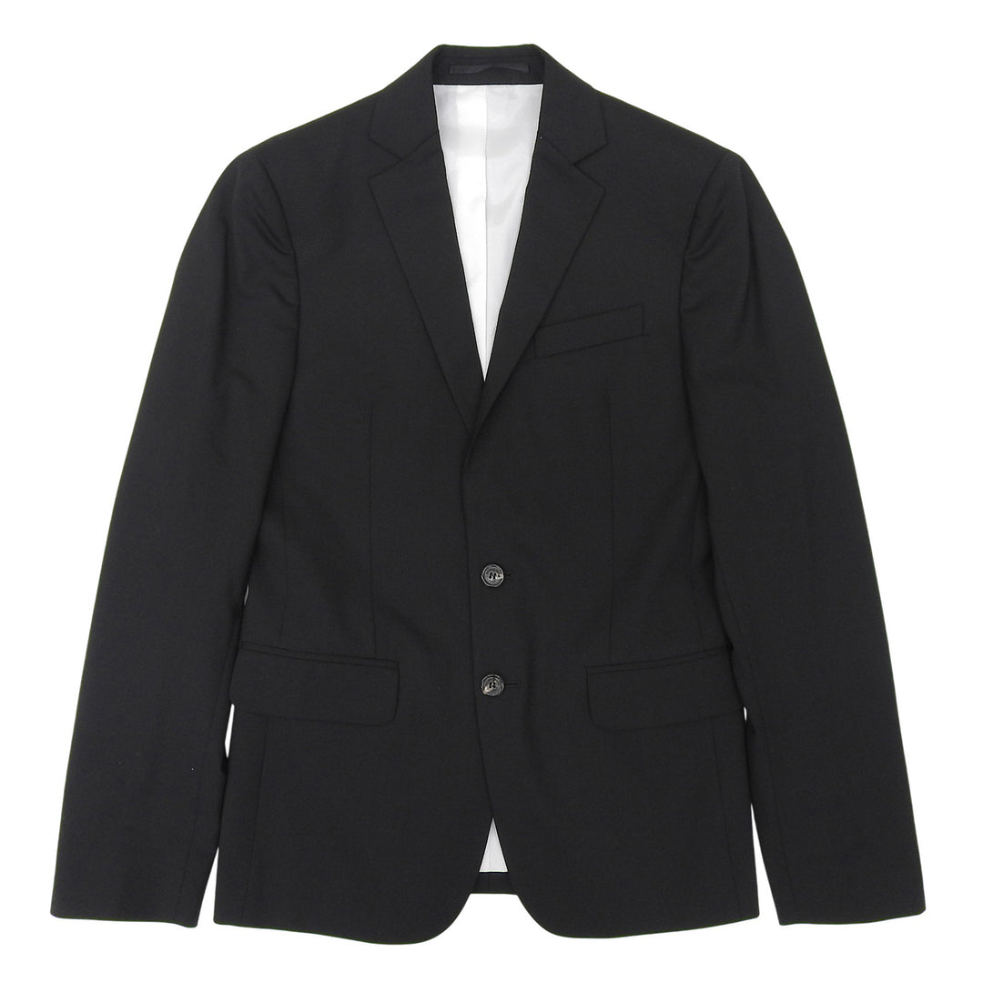 Excellent DSQUARED2 tailored jacket black wool mens 44 S74FT0358