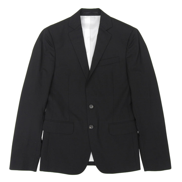 Excellent DSQUARED2 tailored jacket black wool mens 44 S74FT0358