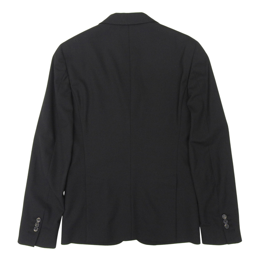 Excellent DSQUARED2 tailored jacket black wool mens 44 S74FT0358