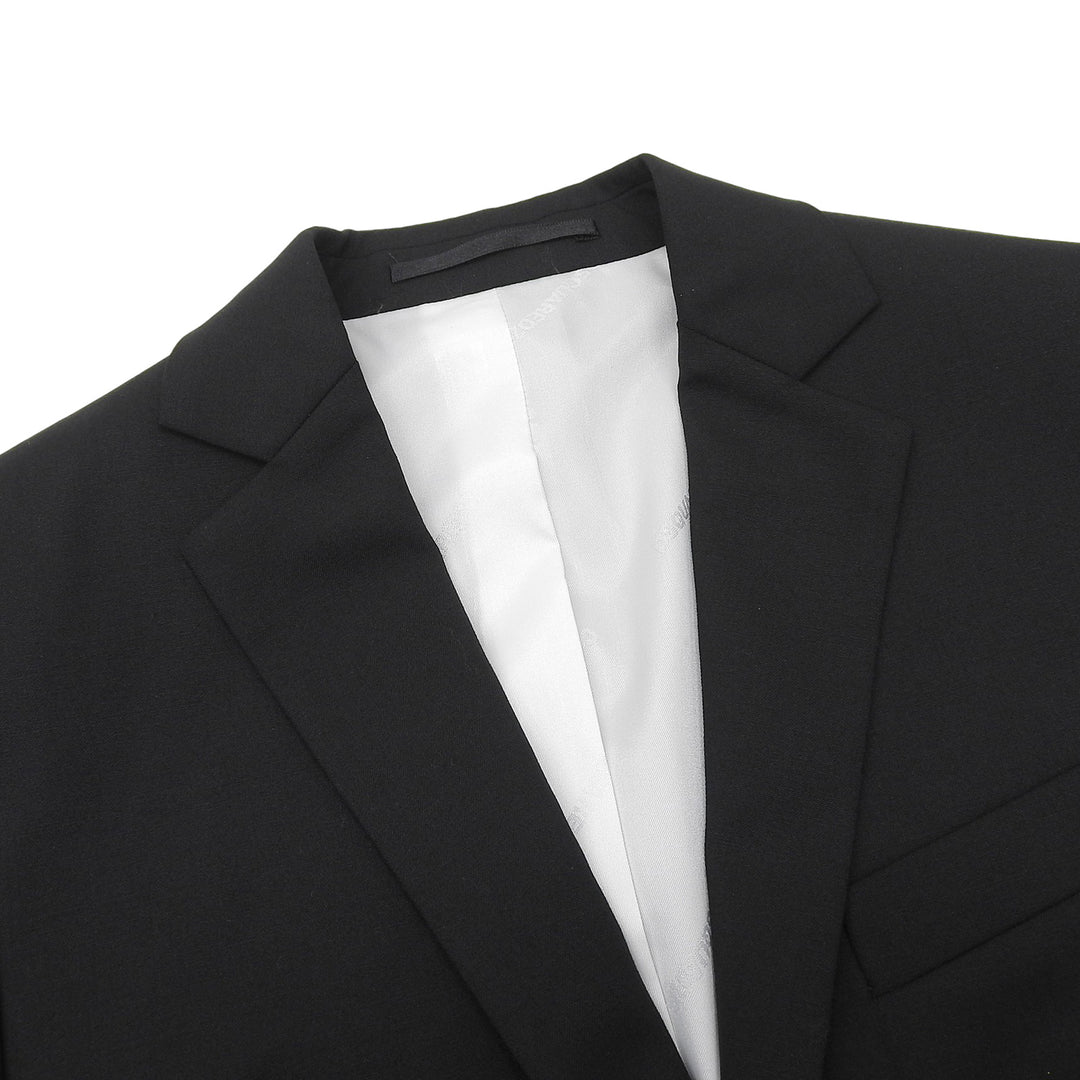 Excellent DSQUARED2 tailored jacket black wool mens 44 S74FT0358