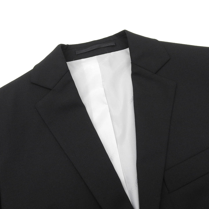 Excellent DSQUARED2 tailored jacket black wool mens 44 S74FT0358