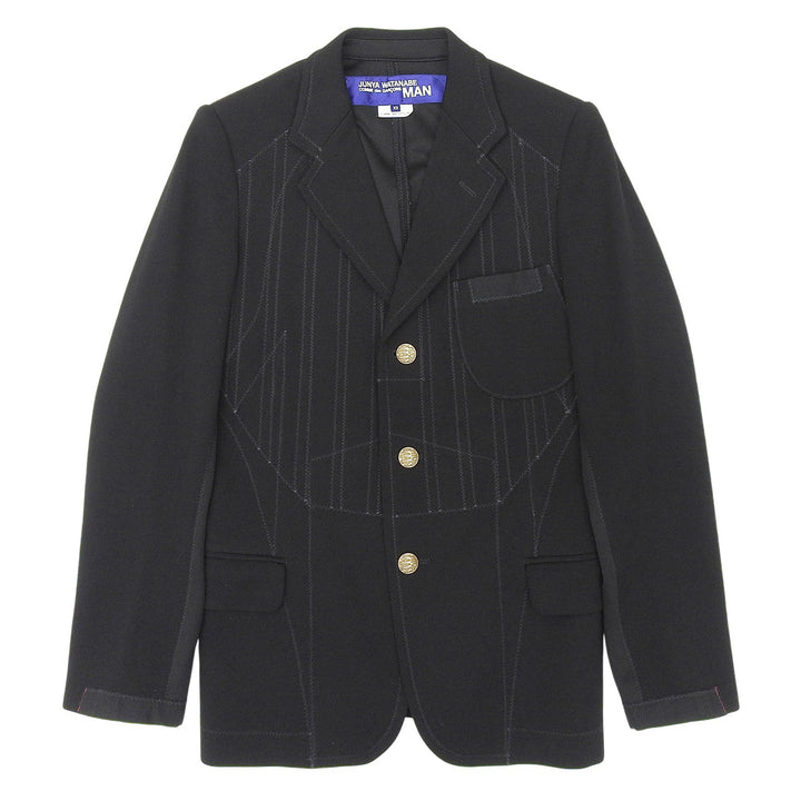 Excellent JUNYA WATANABE MAN COMME des GARCONS Jacket black mens XS WG-J009