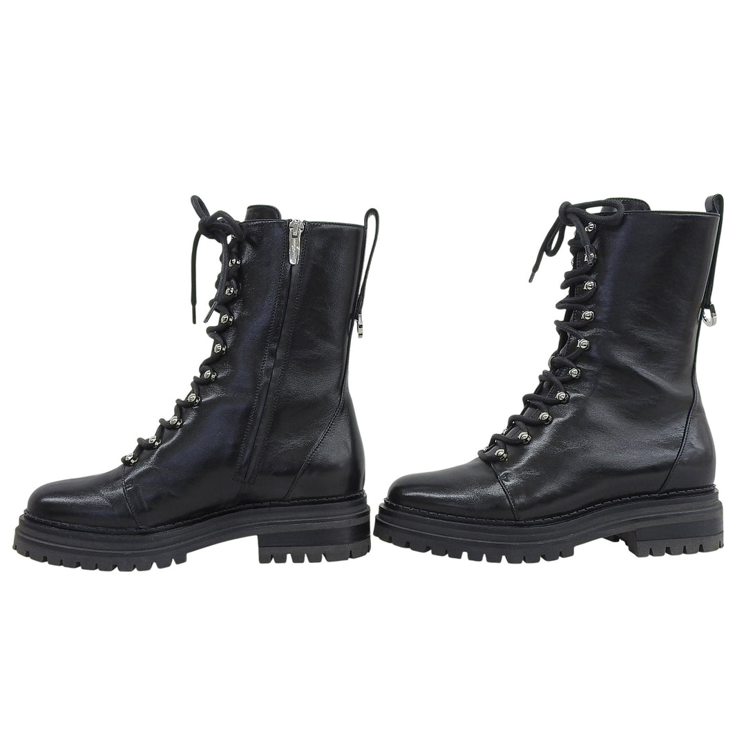 Great Sergio Rossi boots SR JOAN black leather Women 36.5 92020