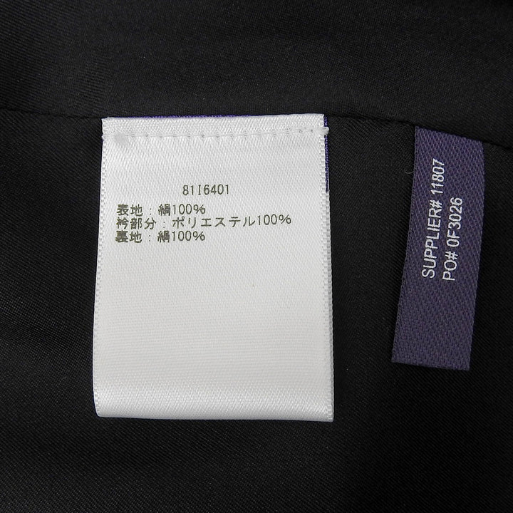 Excellent RALPH LAURENPURPLE LABEL tailored jacket Jacquard black silk Women 0