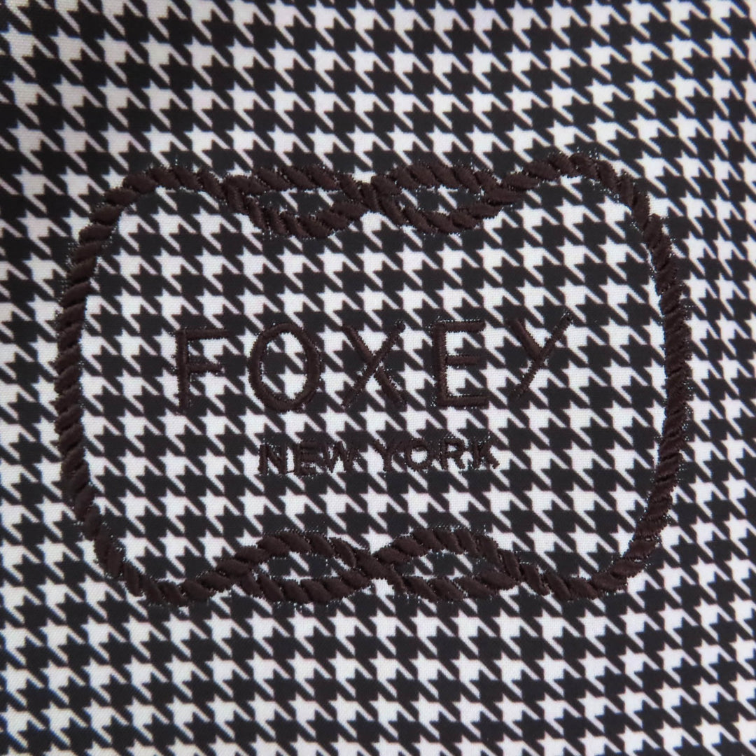 Pristine FOXEY NEW YORK coat Coat Rainy Walk Brown polyester Women 38 44436