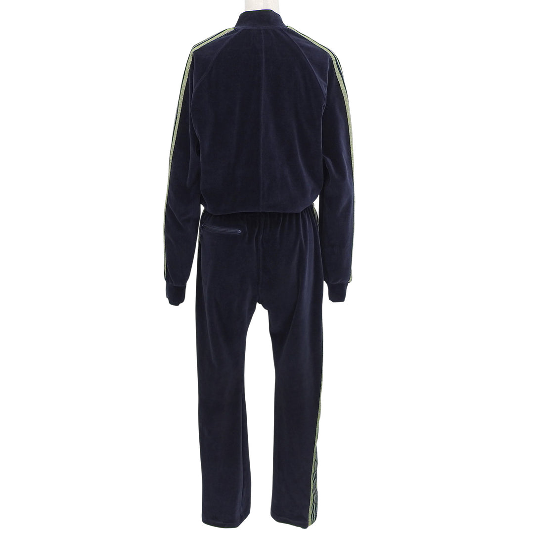 Great Needles jumpsuit TRACK JUMP SUIT Navy cotton Women XS LQ537