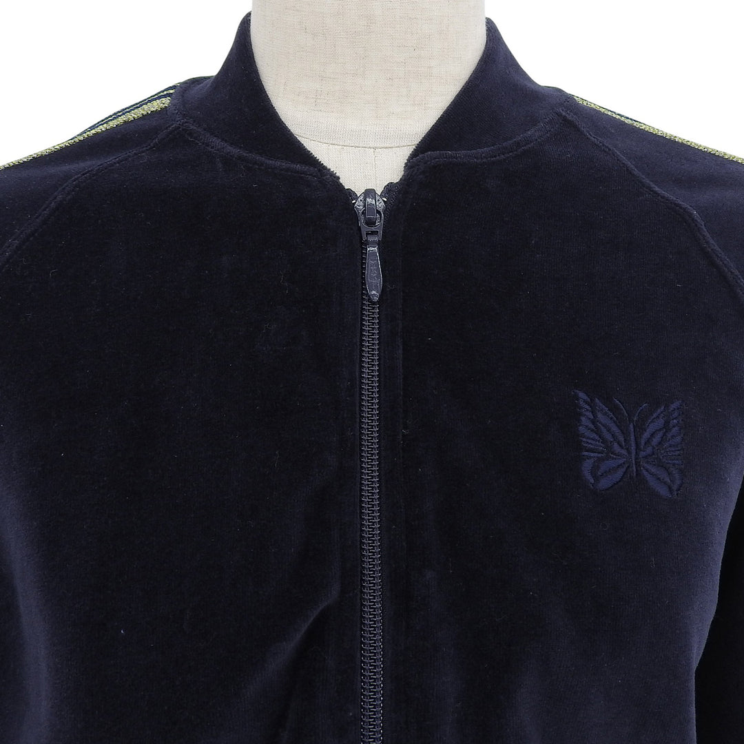 Great Needles jumpsuit TRACK JUMP SUIT Navy cotton Women XS LQ537