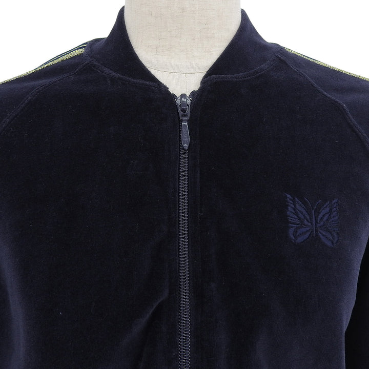 Great Needles jumpsuit TRACK JUMP SUIT Navy cotton Women XS LQ537