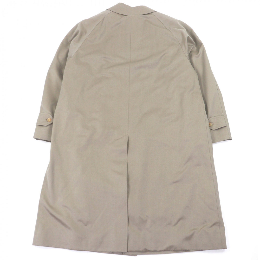 Great Burberrys coat Nova Check Pattern with cashmere liner khaki silk mens