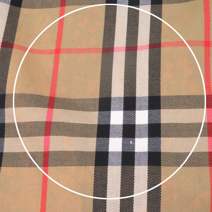 Great Burberrys coat Nova Check Pattern with cashmere liner khaki silk mens