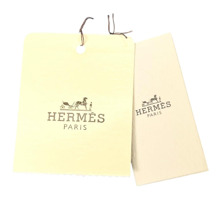 Pristine HERMES tie H motif blue silk mens 5266SA