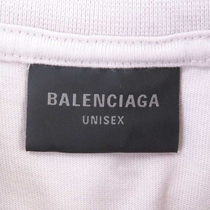 素晴らしい BALENCIAGA 半袖Tシャツ VALENTINE CD Tシャツ グレー