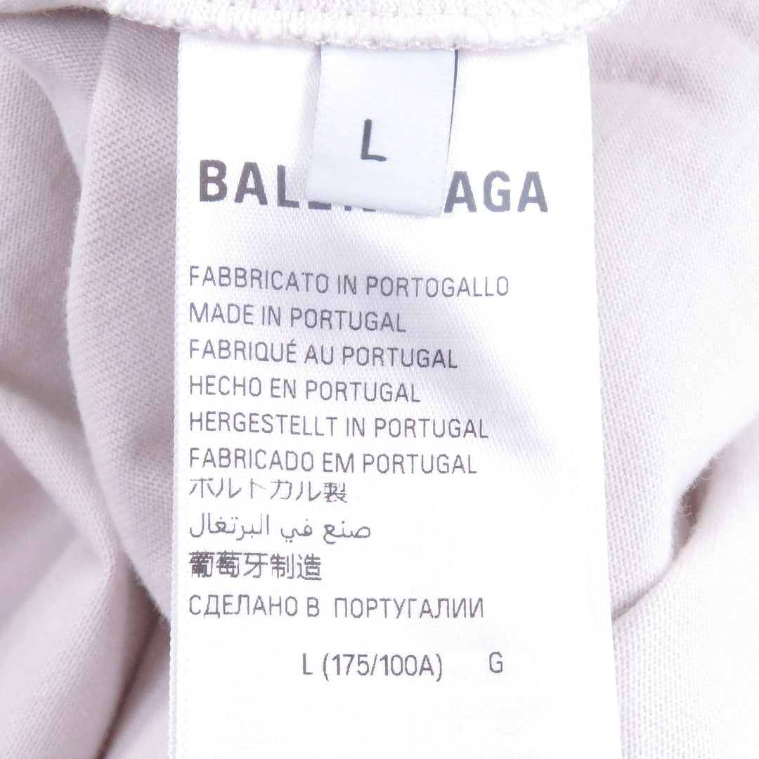素晴らしい BALENCIAGA 半袖Tシャツ VALENTINE CD Tシャツ グレー