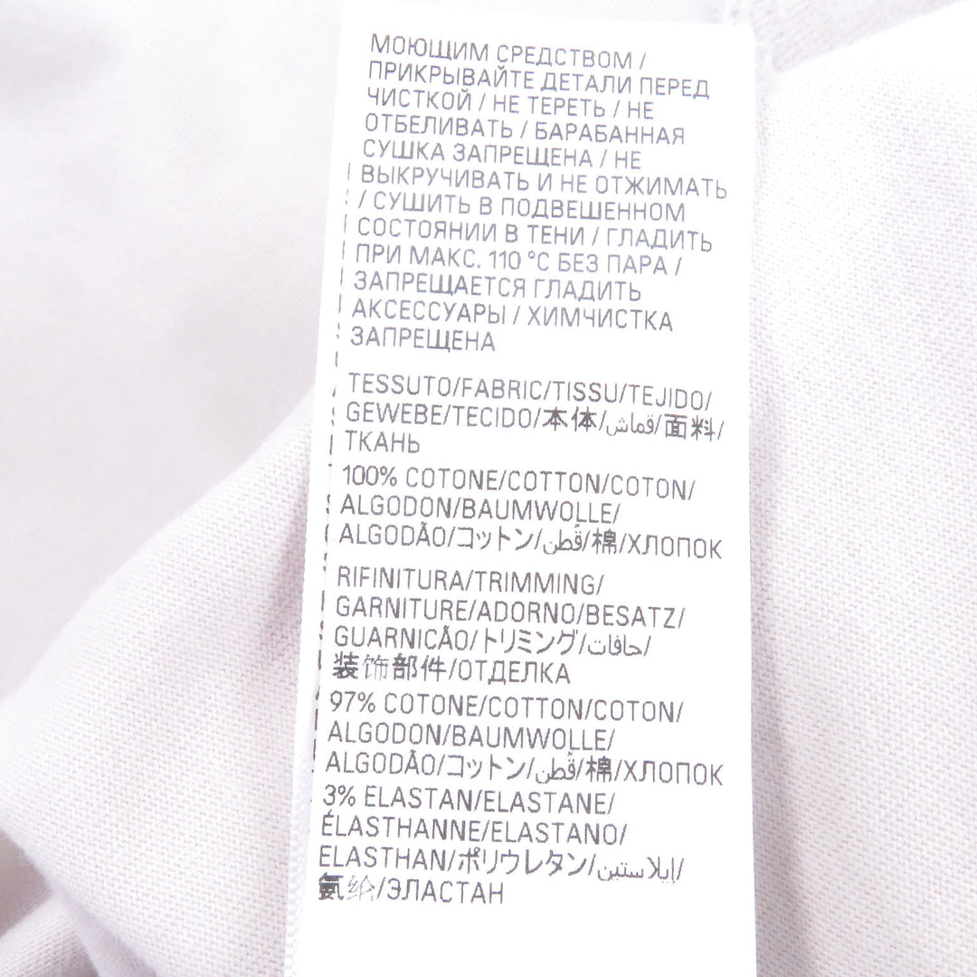 Excellent BALENCIAGA Short sleeve T-shirt VALENTINE CD T-Shirt Gray