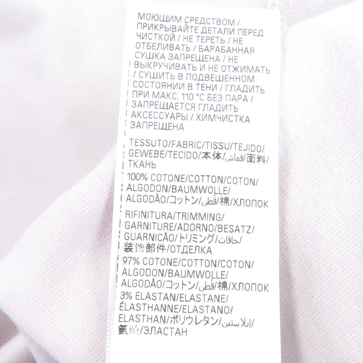 Excellent BALENCIAGA Short sleeve T-shirt VALENTINE CD T-Shirt Gray