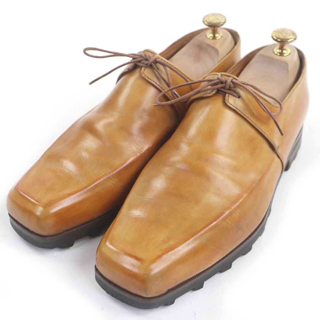 Great Berluti Dress shoes Ultima Olga period patina square toe light b