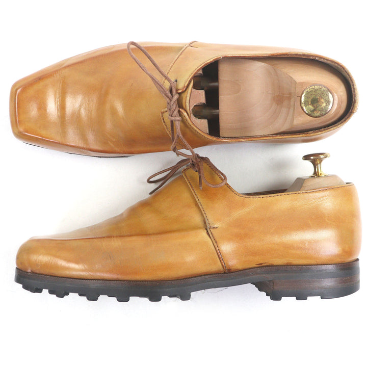 Great Berluti Dress shoes Ultima Olga period patina square toe light brown