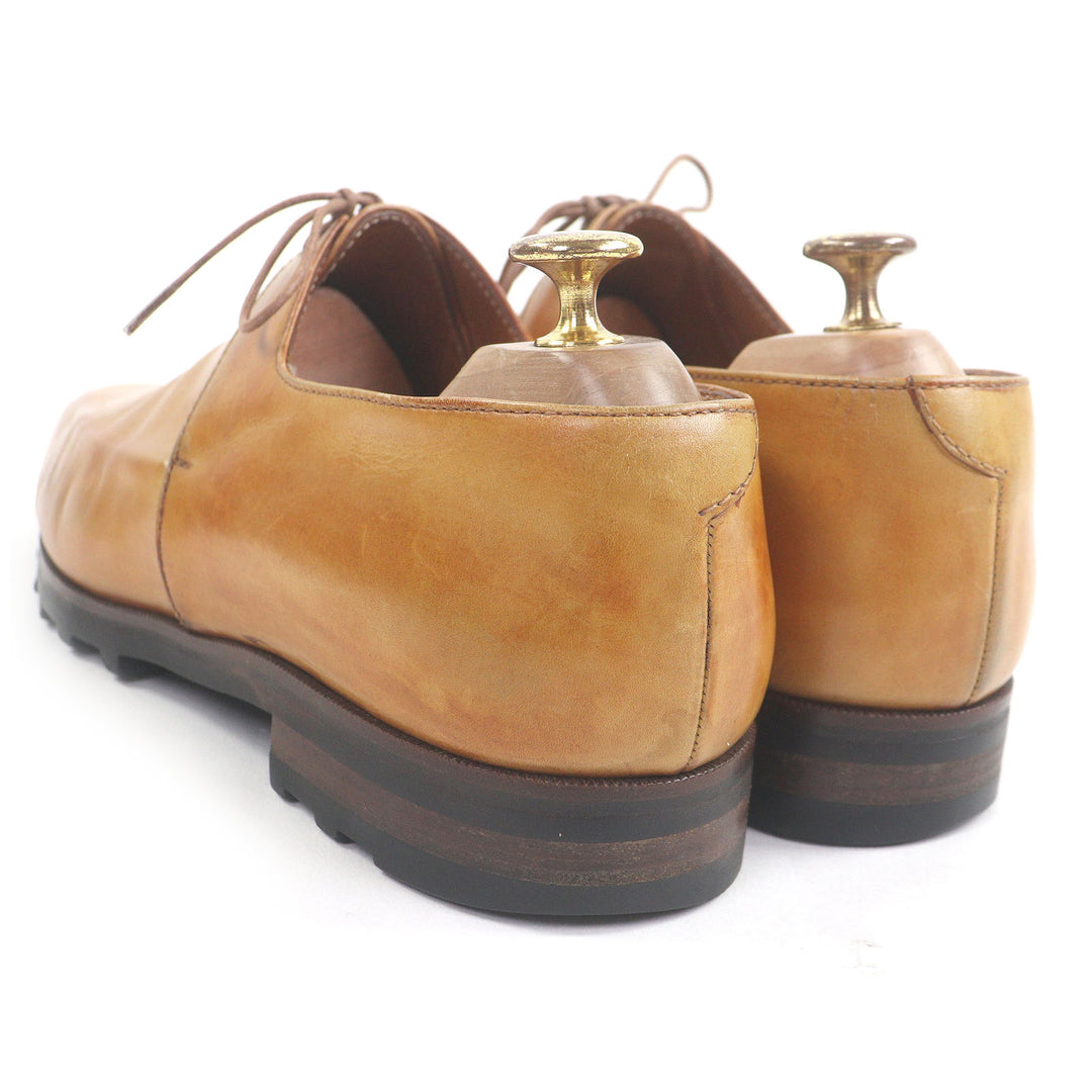 Great Berluti Dress shoes Ultima Olga period patina square toe light brown