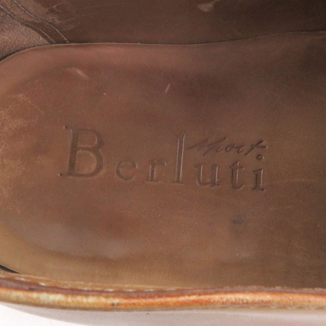 Great Berluti Dress shoes Ultima Olga period patina square toe light brown
