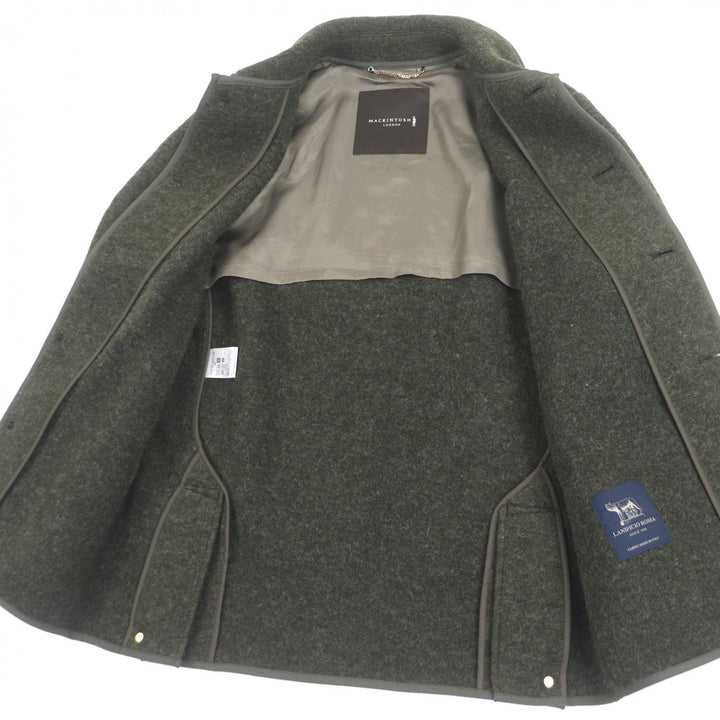 素晴らしい MACKINTOSH LONDON ジャケット スライバーグリーン ウール 40 G1F-14-410-74