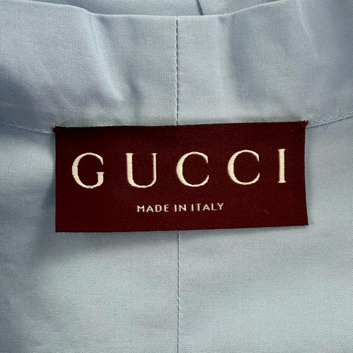 Excellent GUCCI Short sleeve shirt Blue cotton Women 36 788835