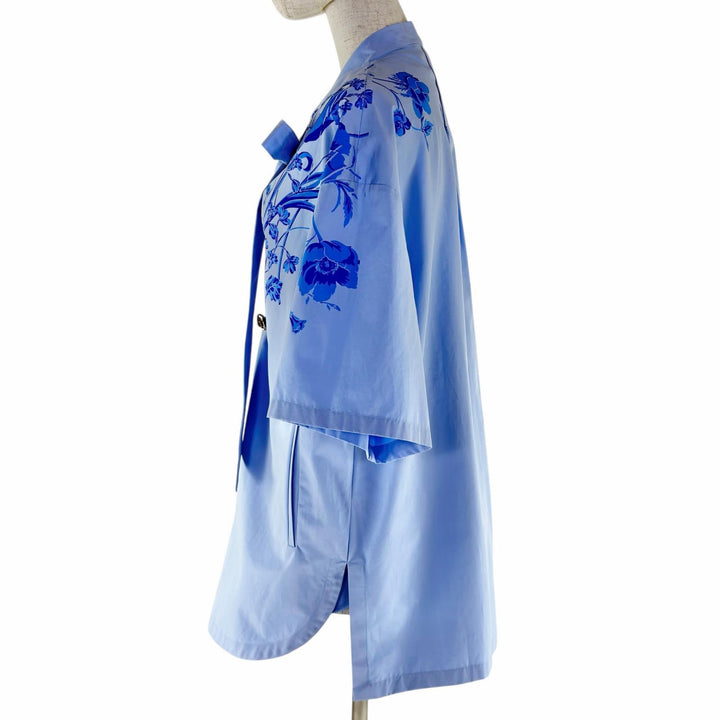 Excellent GUCCI Short sleeve shirt Blue cotton Women 36 788835