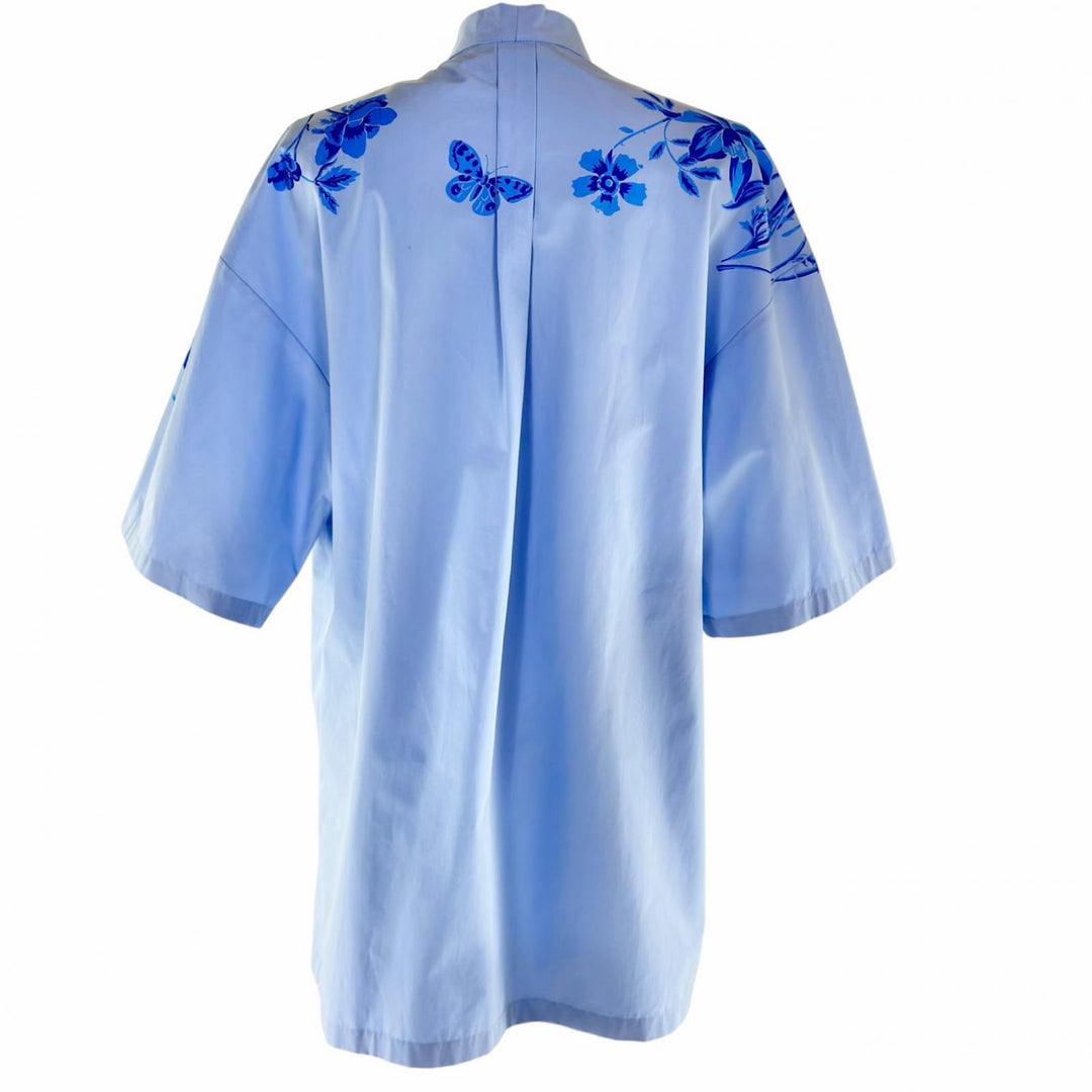 Excellent GUCCI Short sleeve shirt Blue cotton Women 36 788835
