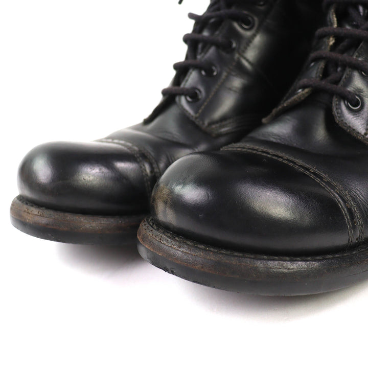 Very Good CORCORAN boots 12-hole jump boots military boots black leather mens