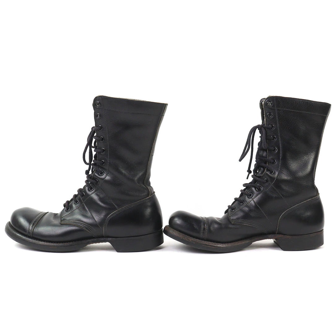 Very Good CORCORAN boots 12-hole jump boots military boots black leather mens
