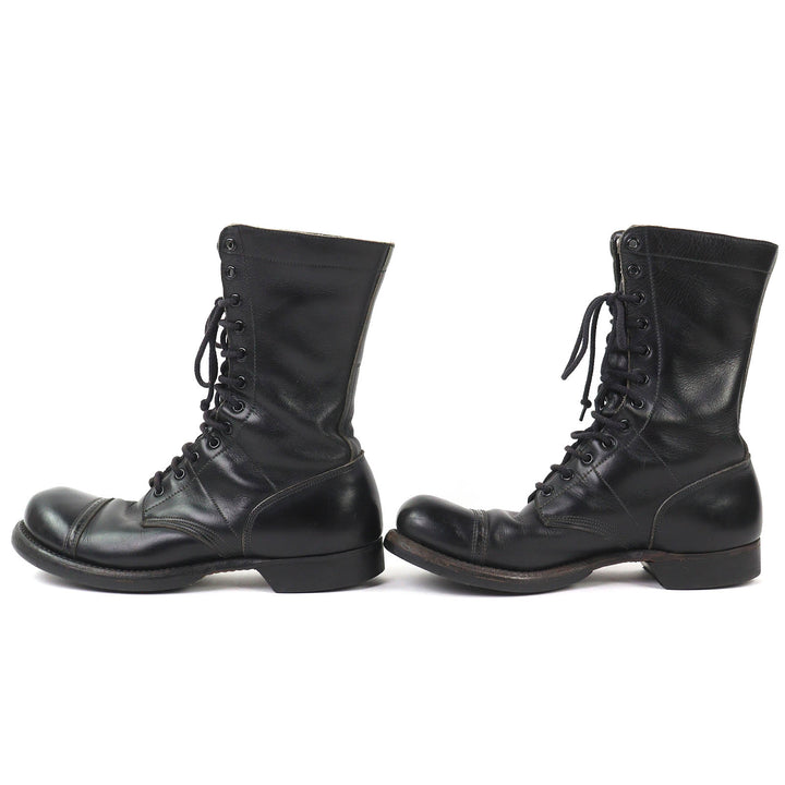 Very Good CORCORAN boots 12-hole jump boots military boots black leather mens