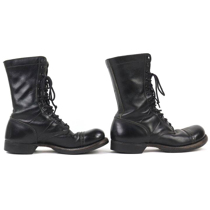 Very Good CORCORAN boots 12-hole jump boots military boots black leather mens