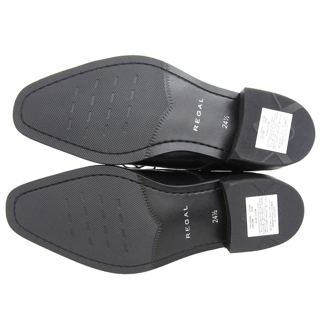 Pristine REGAL Leather shoes black Artificial leather mens 24.5