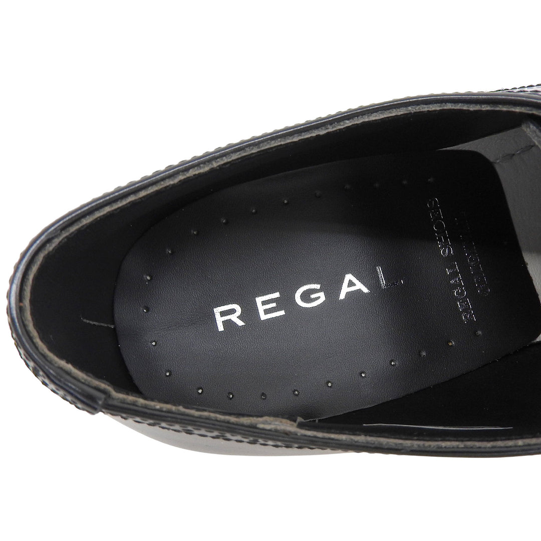 Pristine REGAL Leather shoes black Artificial leather mens 24.5