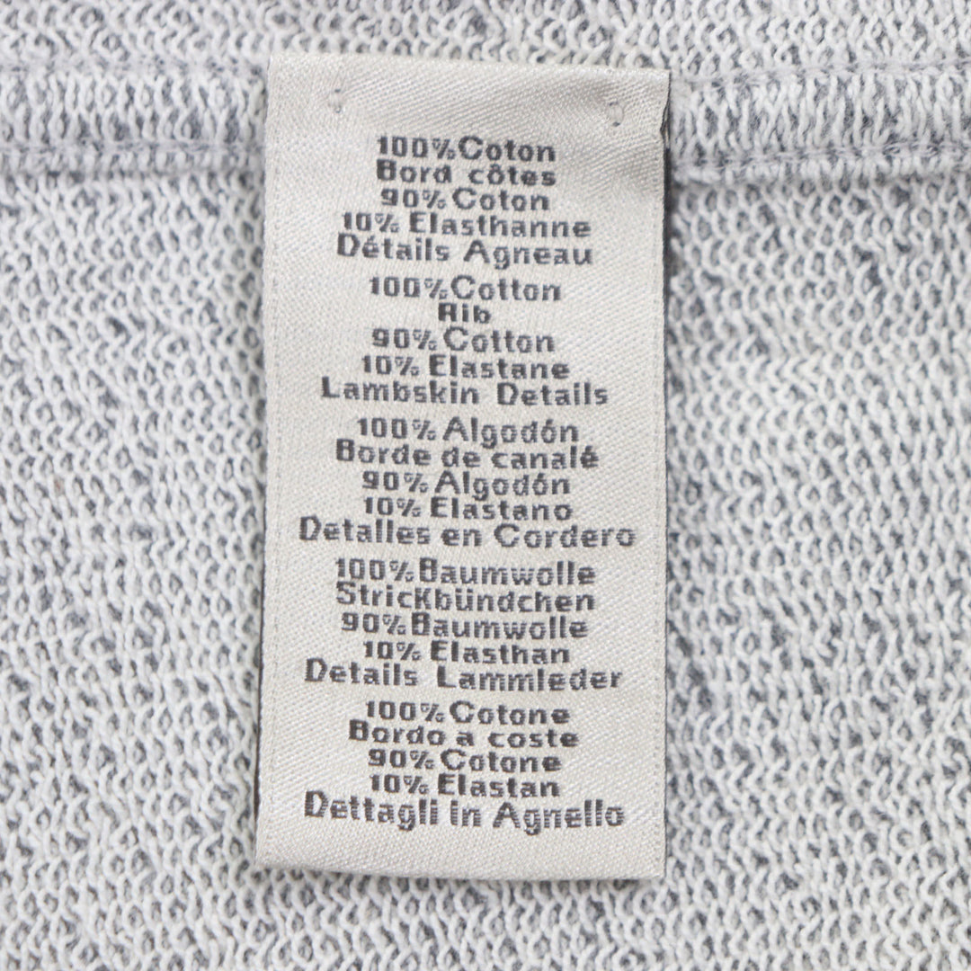 Great HERMES sweat オデッセイ crew neck short sleeve pullover gray cotton mens L